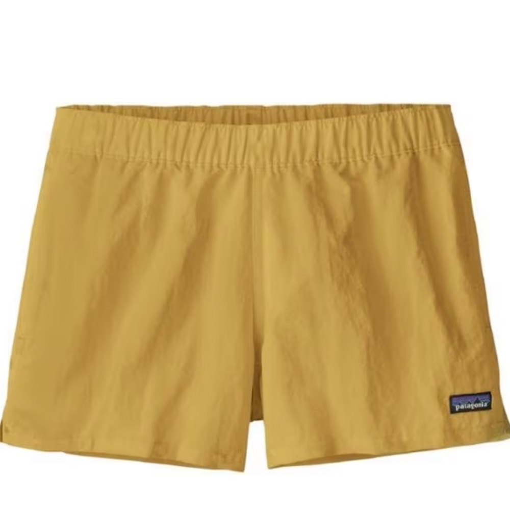 Patagonia Barely Baggies Shorts - Women's M, Yellow